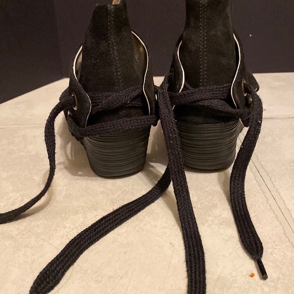 Black Fly London wedge shoes size 37 - Picture 8 of 14